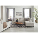  Manufacturer Color_Pebble  -- Signature Design by Ashley Mahoney Fabric 2 pc Sectional IMAGE 4