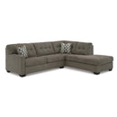  Manufacturer Color_Chocolate  -- Signature Design by Ashley Mahoney 31005S2 2 pc Sectional with Chaise IMAGE 1