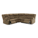  Manufacturer Color_Brindle  -- Signature Design by Ashley Partymate Reclining Leather Look 2 pc Sectional IMAGE 2