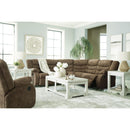  Manufacturer Color_Brindle  -- Signature Design by Ashley Partymate Reclining Leather Look 2 pc Sectional IMAGE 8