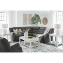  Manufacturer Color_Slate  -- Signature Design by Ashley Partymate 36903S2 2 pc Reclining Sectional IMAGE 10