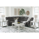  Manufacturer Color_Slate  -- Signature Design by Ashley Partymate 36903S2 2 pc Reclining Sectional IMAGE 5