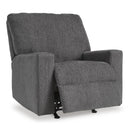  Manufacturer Color_Pewter  -- Signature Design by Ashley Rannis Rocker Fabric Recliner IMAGE 2