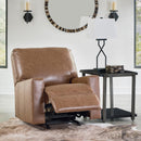  Manufacturer Color_Caramel  -- Signature Design by Ashley Bolsena Rocker Leather Match Recliner IMAGE 7