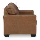  Manufacturer Color_Caramel  -- Signature Design by Ashley Bolsena Stationary Leather Match Loveseat IMAGE 3