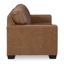  Manufacturer Color_Caramel  -- Signature Design by Ashley Bolsena Stationary Leather Match Sofa IMAGE 3