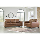  Manufacturer Color_Caramel  -- Signature Design by Ashley Bolsena Stationary Leather Match Sofa IMAGE 6