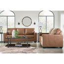  Manufacturer Color_Caramel  -- Signature Design by Ashley Bolsena Stationary Leather Match Sofa IMAGE 7