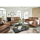  Manufacturer Color_Caramel  -- Signature Design by Ashley Bolsena Stationary Leather Match Sofa IMAGE 9