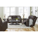  Manufacturer Color_Umber  -- Signature Design by Ashley Lavenhorne Reclining Leather Look Sofa IMAGE 18