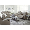  Manufacturer Color_Pebble  -- Lavenhorne 6330789 Reclining Sofa with Drop Down Table IMAGE 15