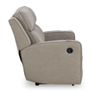  Manufacturer Color_Pebble  -- Lavenhorne 6330789 Reclining Sofa with Drop Down Table IMAGE 4