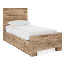  Size_Twin -- Signature Design by Ashley Hyanna Panel Bed with Storage IMAGE 1
