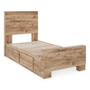  Size_Twin -- Signature Design by Ashley Hyanna Panel Bed with Storage IMAGE 3