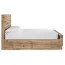  Size_Full -- Hyanna B1050B25 Full Panel Bed with 1 Side Storage IMAGE 3