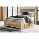 Size_Full -- Hyanna B1050B25 Full Panel Bed with 1 Side Storage IMAGE 5