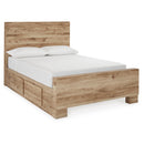  Size_Full -- Hyanna B1050B29 Full Panel Bed with 2 Side Storage IMAGE 1
