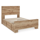  Size_Full -- Hyanna B1050B29 Full Panel Bed with 2 Side Storage IMAGE 4