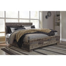  Size_King -- Signature Design by Ashley Derekson B200B44 King Panel Bed with 2 Side Storage IMAGE 2