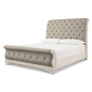  Size_California King -- Signature Design by Ashley Realyn Upholstered Sleigh Bed IMAGE 1
