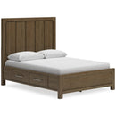  Size_Queen -- Signature Design by Ashley Cabalynn Panel Bed with Storage IMAGE 1