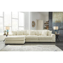  Manufacturer Color_Ivory -- Signature Design by Ashley Lindyn Fabric 3 pc Sectional IMAGE 2