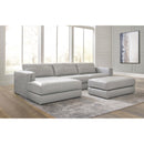  Manufacturer Color_Glacier  -- Signature Design by Ashley Amiata 5740408 Oversized Accent Ottoman IMAGE 10