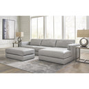  Manufacturer Color_Glacier  -- Signature Design by Ashley Amiata 5740408 Oversized Accent Ottoman IMAGE 11