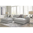  Manufacturer Color_Glacier  -- Signature Design by Ashley Amiata 5740408 Oversized Accent Ottoman IMAGE 12