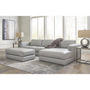  Manufacturer Color_Glacier  -- Signature Design by Ashley Amiata 5740408 Oversized Accent Ottoman IMAGE 13