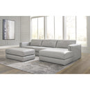  Manufacturer Color_Glacier  -- Signature Design by Ashley Amiata 5740408 Oversized Accent Ottoman IMAGE 14