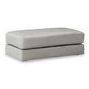  Manufacturer Color_Glacier  -- Signature Design by Ashley Amiata 5740408 Oversized Accent Ottoman IMAGE 1