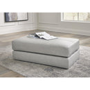  Manufacturer Color_Glacier  -- Signature Design by Ashley Amiata 5740408 Oversized Accent Ottoman IMAGE 4