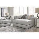  Manufacturer Color_Glacier  -- Signature Design by Ashley Amiata 5740408 Oversized Accent Ottoman IMAGE 6