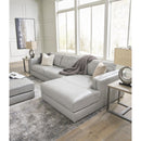  Manufacturer Color_Glacier  -- Signature Design by Ashley Amiata 5740408 Oversized Accent Ottoman IMAGE 7