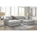  Manufacturer Color_Glacier  -- Signature Design by Ashley Amiata 5740408 Oversized Accent Ottoman IMAGE 9