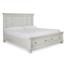  Size_Queen -- Signature Design by Ashley Robbinsdale Panel Bed with Storage IMAGE 1