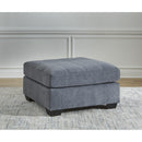  Manufacturer Color_Denim  -- Signature Design by Ashley Marleton Fabric Ottoman IMAGE 4