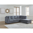  Manufacturer Color_Denim -- Signature Design by Ashley Marleton Fabric 2 pc Sectional IMAGE 3