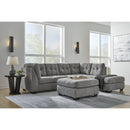  Manufacturer Color_Grey  -- Marleton 5530508 Oversized Accent Ottoman IMAGE 7