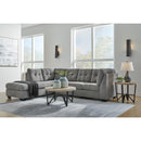 Manufacturer Color_Grey -- Signature Design by Ashley Marleton 55305S1 2 pc Sectional with Chaise IMAGE 5