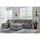  Manufacturer Color_Grey -- Signature Design by Ashley Marleton 55305S1 2 pc Sectional with Chaise IMAGE 9