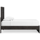  Size_Twin  -- Belachime B2589B11 Twin Panel Bed IMAGE 3