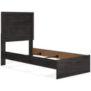  Size_Twin  -- Belachime B2589B11 Twin Panel Bed IMAGE 5