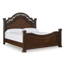 Size_Queen -- Lavinton B764B5 Queen Poster Bed IMAGE 1
