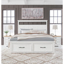  Size_Queen  --  Ashbryn Panel Bed with Storage IMAGE 11