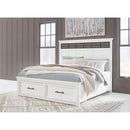  Size_Queen  -- Benchcraft Ashbryn Panel Bed with Storage IMAGE 6