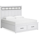  Size_California King  -- Ashbryn B844B5 California King Panel Storage Bed IMAGE 1