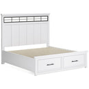  Size_California King  -- Ashbryn B844B5 California King Panel Storage Bed IMAGE 5