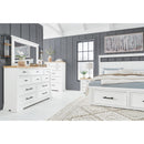  Size_California King  --  Ashbryn B844B5 California King Panel Storage Bed IMAGE 9
